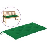 vidaXL Blazina za vrtno klop zelena 100x50x7 cm blago | Shoptok.si