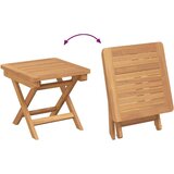  Ležaljka 2 pcs Smeđa Čvrsto teak drvo - 1 sa stolom 184 x 55 x 59 cm | shoptok.hr