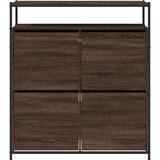 vidaXL Ormarić za cipele s 4 ladice smeđa boja hrasta 100x34x112 cm | shoptok.hr