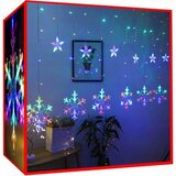 Malatec Novoletne lučke zavesa 138 LED RGB večbarvne 2,5m snežinke 8 funkcij, (20401112) Cene