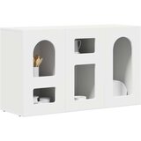  Strani šal Bela 100 x 35 x 59 cm Konstruiran les, (5000108563) | Shoptok.si