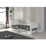 ADRK Tinejderski krevet CARMEL s ladicama 180x80 cm - BIJELA-GRAFIT Cijene