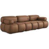 Makamii Smeđa sofa od imitacije kože 285 cm Lokua – | shoptok.hr