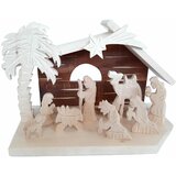  Drvene ručno rezbarene jaslice 25x15x17 cm | shoptok.hr