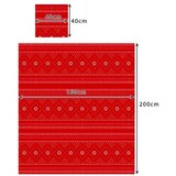 Ruhhy mekana deka 1.6x2m + 2x jastučnice, crvena | shoptok.hr
