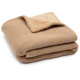 Jollein pletena dekica basic knit forest hazel/fleece Cijene
