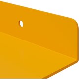  Lebdeća polica Zidne 4 pcs Žuta 30 x 9 x 2,5 cm Čelik | shoptok.hr