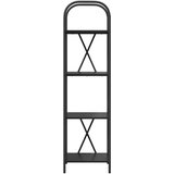 vidaXL Polica Crni hrast 40 x 30 x 146 cm Konstruirano drvo | shoptok.hr