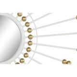  Zidno ogledalo Home ESPRIT Bijela zlatan 80 x 2 5 x 80 cm | shoptok.hr