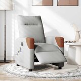 Maison Chic Električni masažni naslanjač - Relax naslanjač sivo blago, (22134524) | Shoptok.si