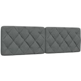 vidaXL Postelja z vzmetnico temno siva 160x200 cm blago | Shoptok.si