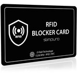 slimpuro RFID kartica za blokiranje sa signalom smetnji, NFC, ultra tanka, format platne kartice | shoptok.hr