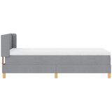  Krevet s opruga kutije Svijetlo siva 190 x 90 cm Poliester | shoptok.hr