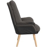  Fotelja Tamno siva 69 x 74 x 93 cm Sherpa Tkanina | shoptok.hr