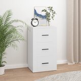 The Living Store Komoda bela 40x33x70 cm inženirski les - Komoda, (21662298) | Shoptok.si