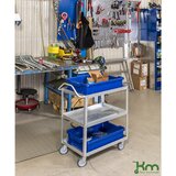 Kongamek profesionalni pomožni montažni voziček, nosilnost 150 kg, dxšxv 690 x 420 x 850 mm | Shoptok.si