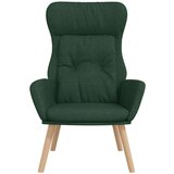  Stolica za opuštanje od tkanine tamnozelena | shoptok.hr