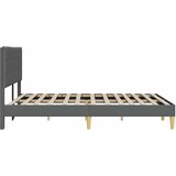  Krevetna konstrukcija Tamnosiva 120 x 190 cm Tkanina | shoptok.hr