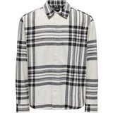 Only & Sons Srajca 'TABB' črna / off-bela | Shoptok.si
