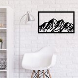 Wallity Zidna dekoracija Dağ, 100x60 cm, 1.5 mm, Crna Cene