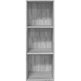 vidaXL Knjižna omara siva sonoma 40x30x114 cm inženirski les Cene