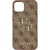 Guess Ohišje za iPhone 13 Pro Bi-material Motif 4G z logotipom rjave barve, Rjava, (5000012255) | Shoptok.si