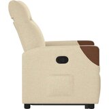  Naslonjač na podizanje od tkanine krem | shoptok.hr