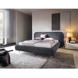 ELTAP modra oblazinjena zakonska postelja s prostorom za shranjevanje z letvenim dnom 180x200 cm pointt – | Shoptok.si