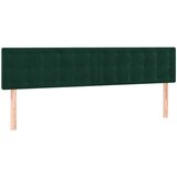  box spring s madracem LED tamnozeleni 200x200 cm baršun | shoptok.hr