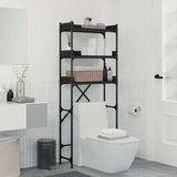 vidaXL Polica za pralni stroj 67 x 25 x 163 cm Konstruiran les | Shoptok.si