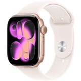 Apple Watch Series 11 Cellular 46mm S/M MFCG4ZR/A Aluminijasto kucište Rosegold Sportska narukvica Blassrosa | shoptok.hr