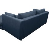 MID.YOU KOTNA SEDEŽNA GARNITURA, struktura temno modra | Shoptok.si