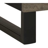  Noćni ormarić crni 50x33x62 cm Puno drvo Mango | shoptok.hr
