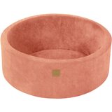 MeowBaby Corduroy velvet, Apricot Round Ball Pit 90x30cm za otroka brez žog, (20800772) | Shoptok.si