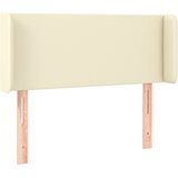  LED uzglavlje krem 83x16x78/88 cm od umjetne kože | shoptok.hr