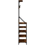  Stalak za odjeću i cipele boja hrasta 90x34x184 cm | shoptok.hr