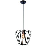 Candellux luster/visilica-jonas viseća lampa zlatna 1X40W E27 crna abažur | ePonuda.com