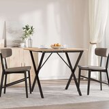vidaXL noge za jedilno mizo x-okvir 70x70x73 cm lito železo | Shoptok.si