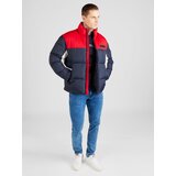 Tommy Hilfiger Zimska jakna 'New York' marine / ognjeno rdeča / bela | Shoptok.si