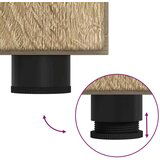 vidaXL Strani šal sonoma hrast 55.5 x 29 x 100 cm Konstruiran les | Shoptok.si