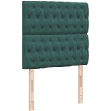 vidaXL Okvir kreveta s madracima tamnozeleni 180x200cm baršunasti | shoptok.hr