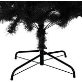  Umjetno božićno drvce sa stalkom crno 180 cm PVC | Eponuda.com