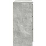  Komoda betonsko siva 80x35x76 cm inženirski les | Shoptok.si