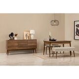 Hanah home rasklopivi trpezarijski set (sto, stolice i komoda – 5 komada) Vina 02 1005 869VEL8787 | ePonuda.com