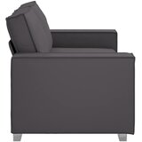  Dvosjed Sivi 180 cm Lažna koža | Eponuda.com