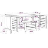  TV omarica, 105x33x46 cm | Shoptok.si