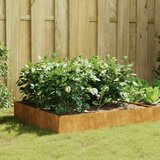 vidaXL Povi&scaron;ena vrtna gredica 100 x 100 x 33 5 cm od čelika COR-TEN cijene