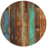 vidaXL Mizna plošča Ø80x(1,5-1,6) cm trden predelan les | Shoptok.si