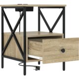  Noćni ormar s ladicama 2 pcs sonoma hrast 41.5 x 40.5 x 55 cm | shoptok.hr