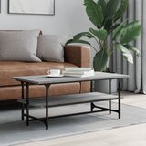 vidaXL Klubska mizica siva sonoma 100x50x40 cm inženirski les Cene